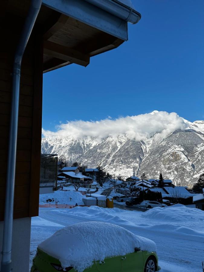 Chambres D'Hotes Les Louettes A Sapinhaut Canton Du Valais Saxon Dış mekan fotoğraf
