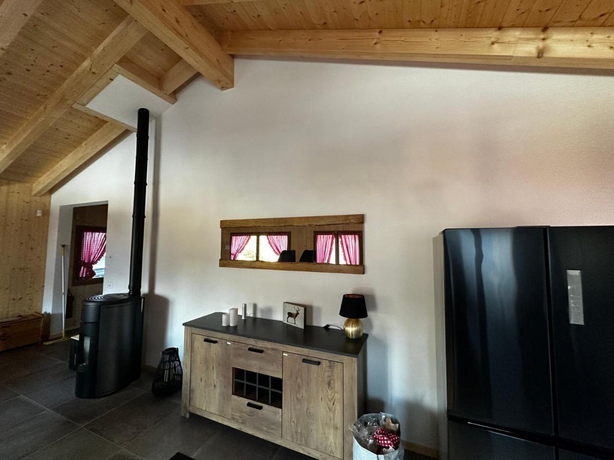 Chambres D'Hotes Les Louettes A Sapinhaut Canton Du Valais Saxon Dış mekan fotoğraf